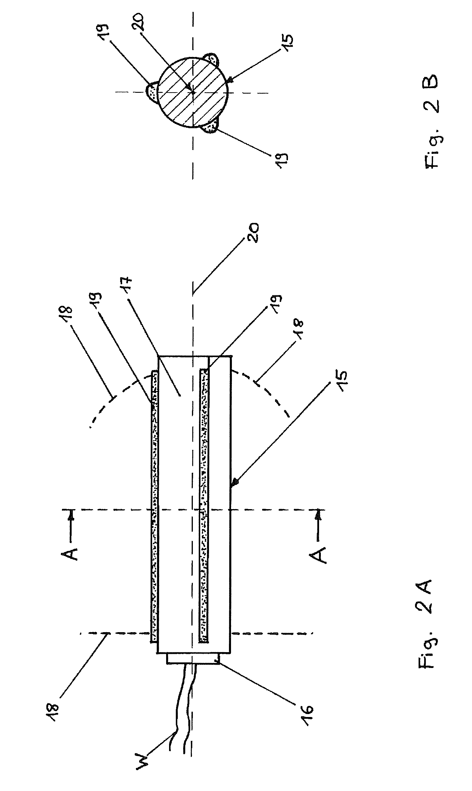 Hearing device comprising a mould and an output module