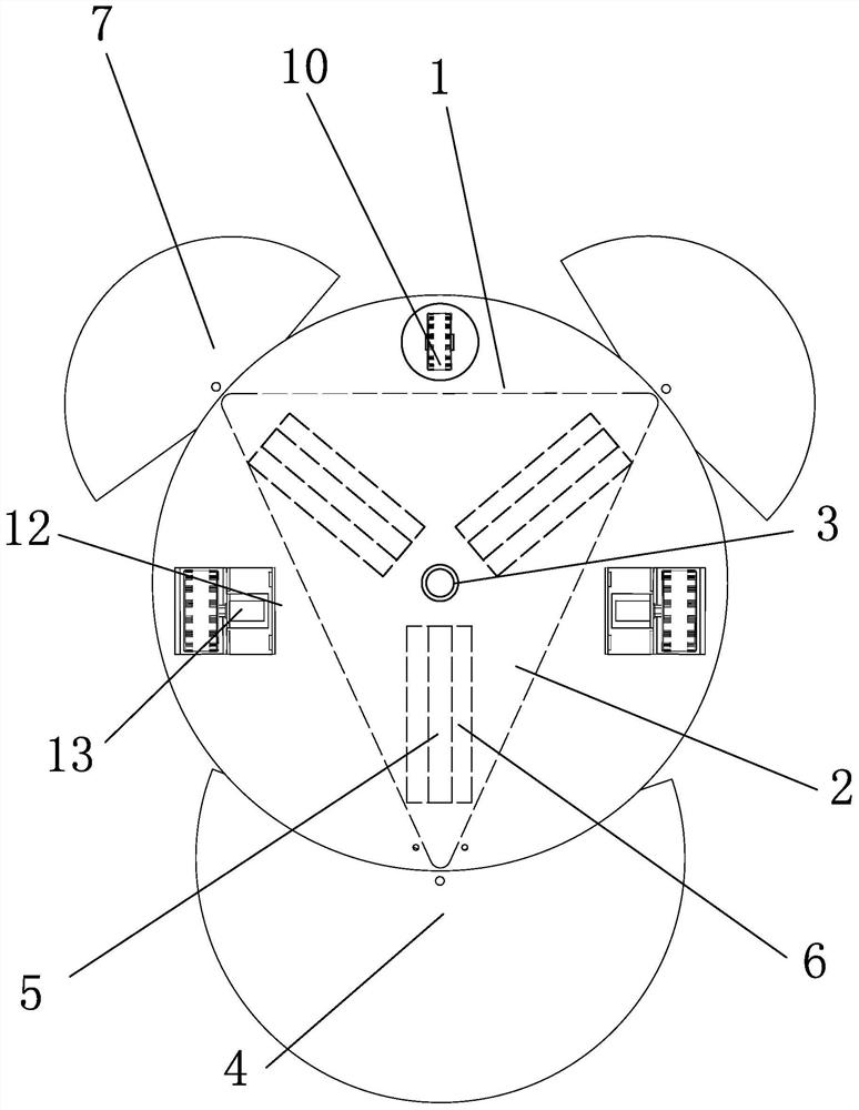 A high-voltage polarized solar cell surface autonomous lunar dust removal vehicle