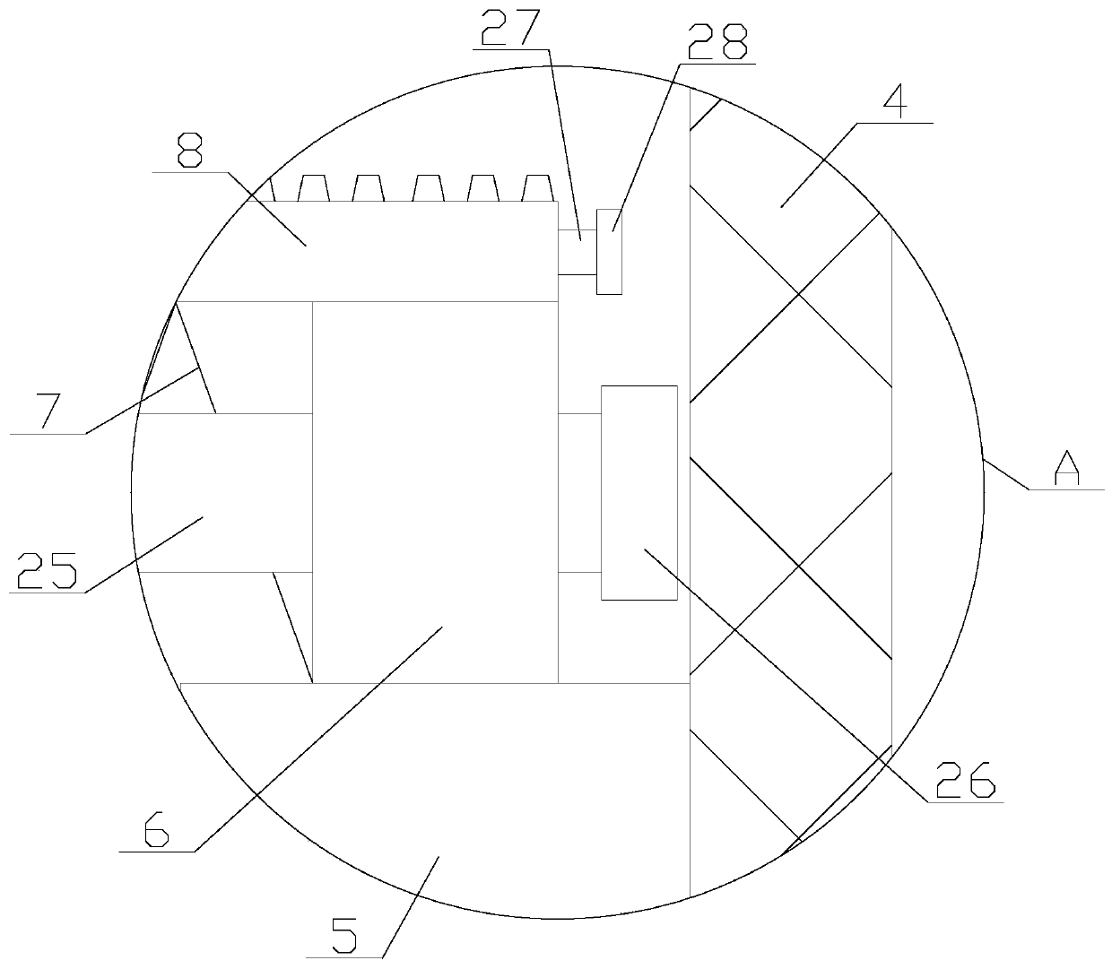 Centrifugal equipment with anti-shaking function for oil-water separation