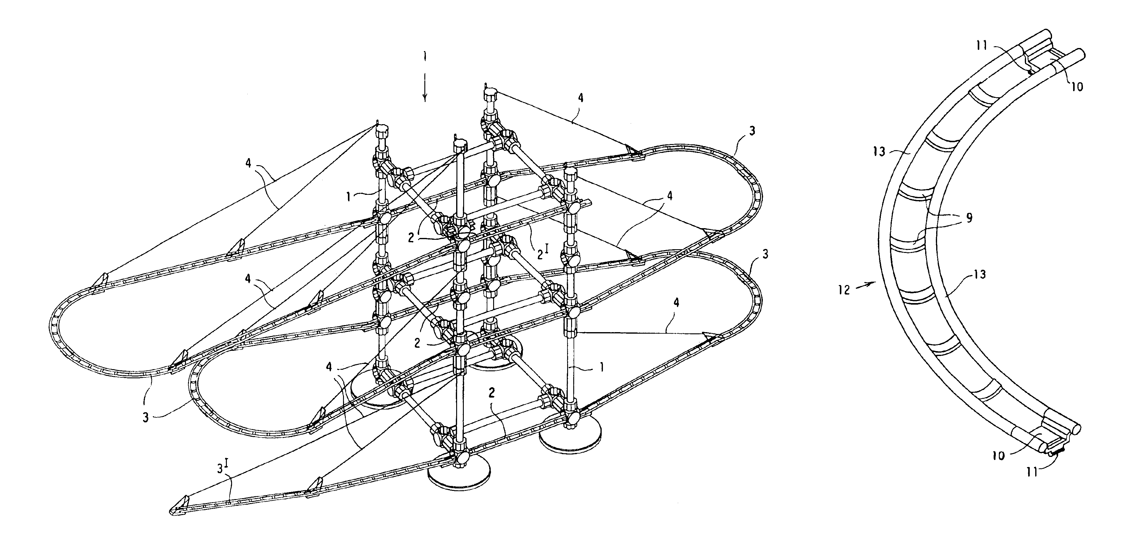 Suspended runway