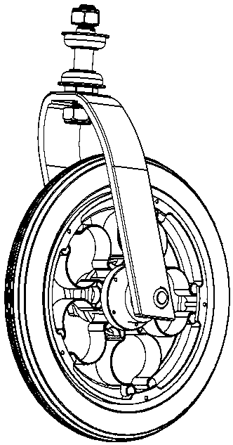 Multi-spoke damping wheel