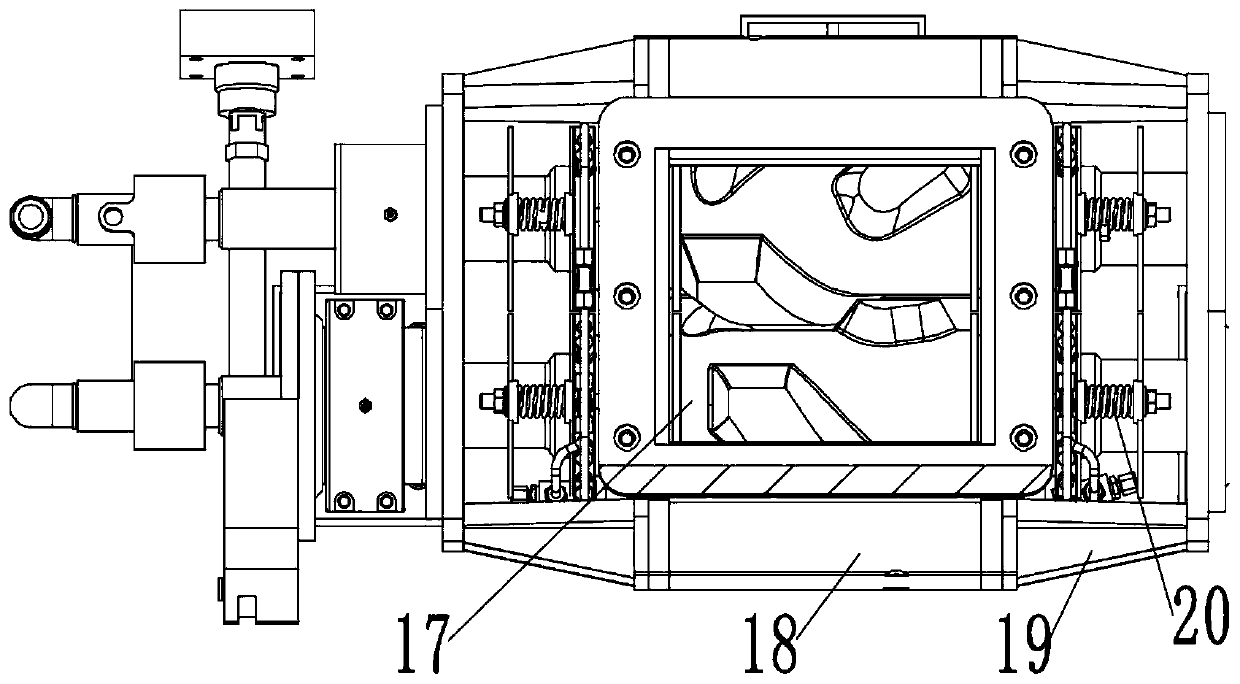 Turnover system and feeding device of improved type banbury mixer and method