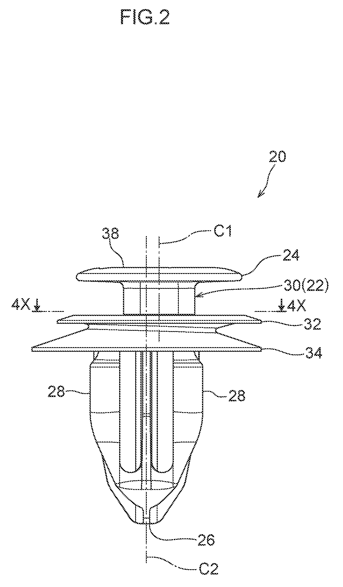 Mounting structure and clip