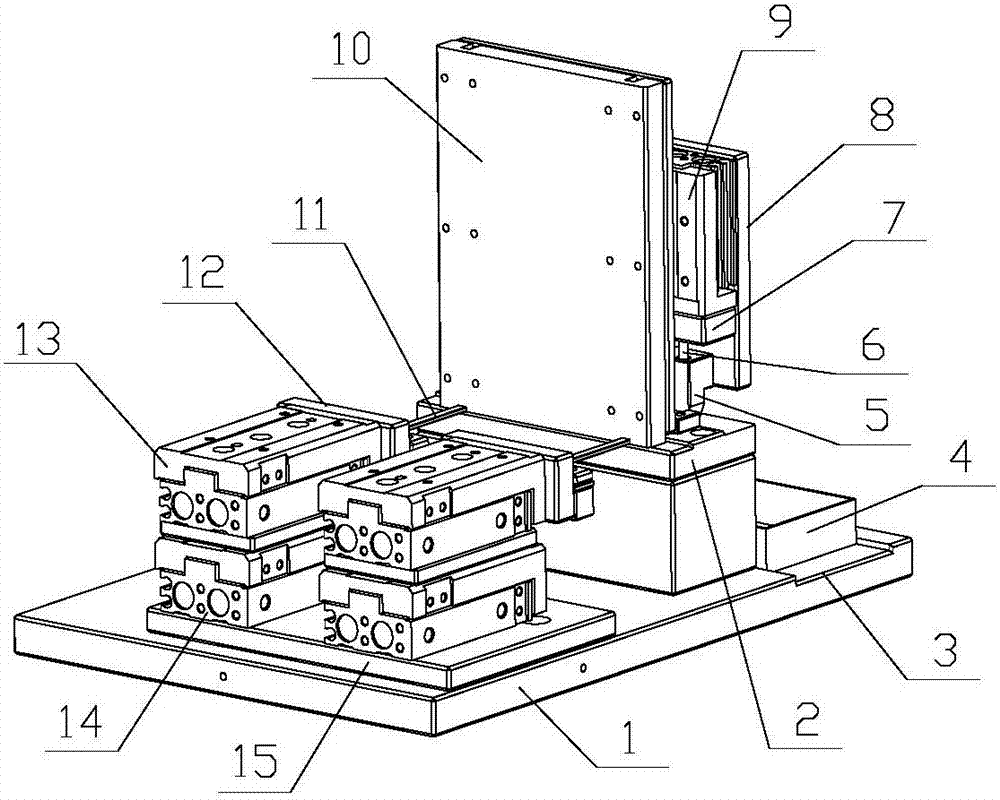 Magnetic material assembling device