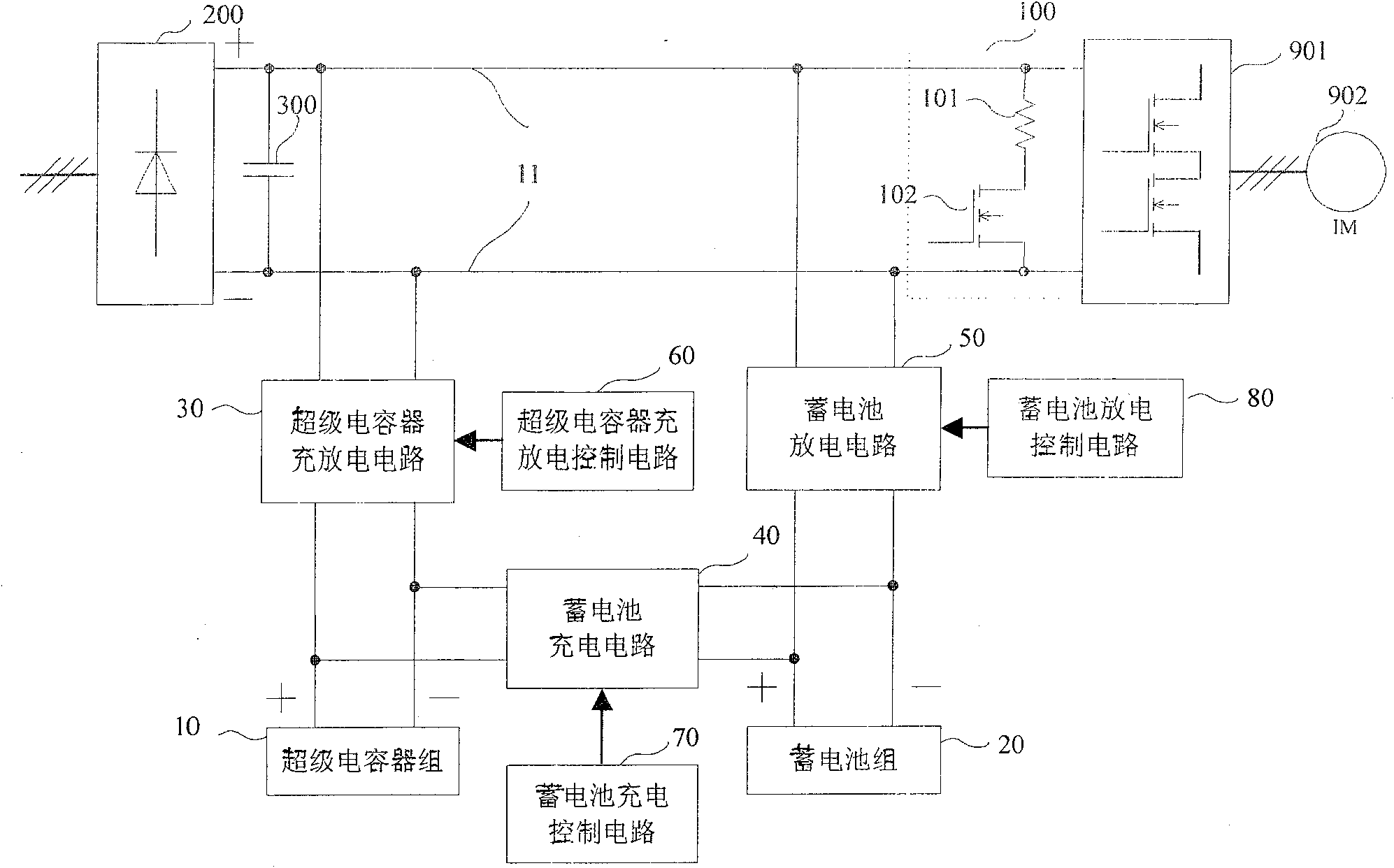 Hybrid accumulator for elevator and control method thereof