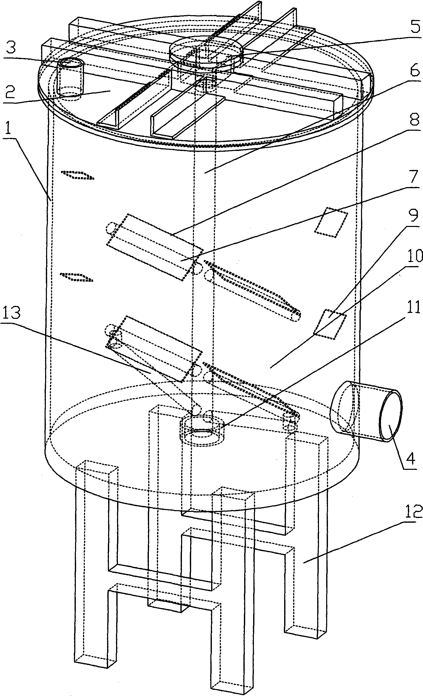 Sludge stirring system