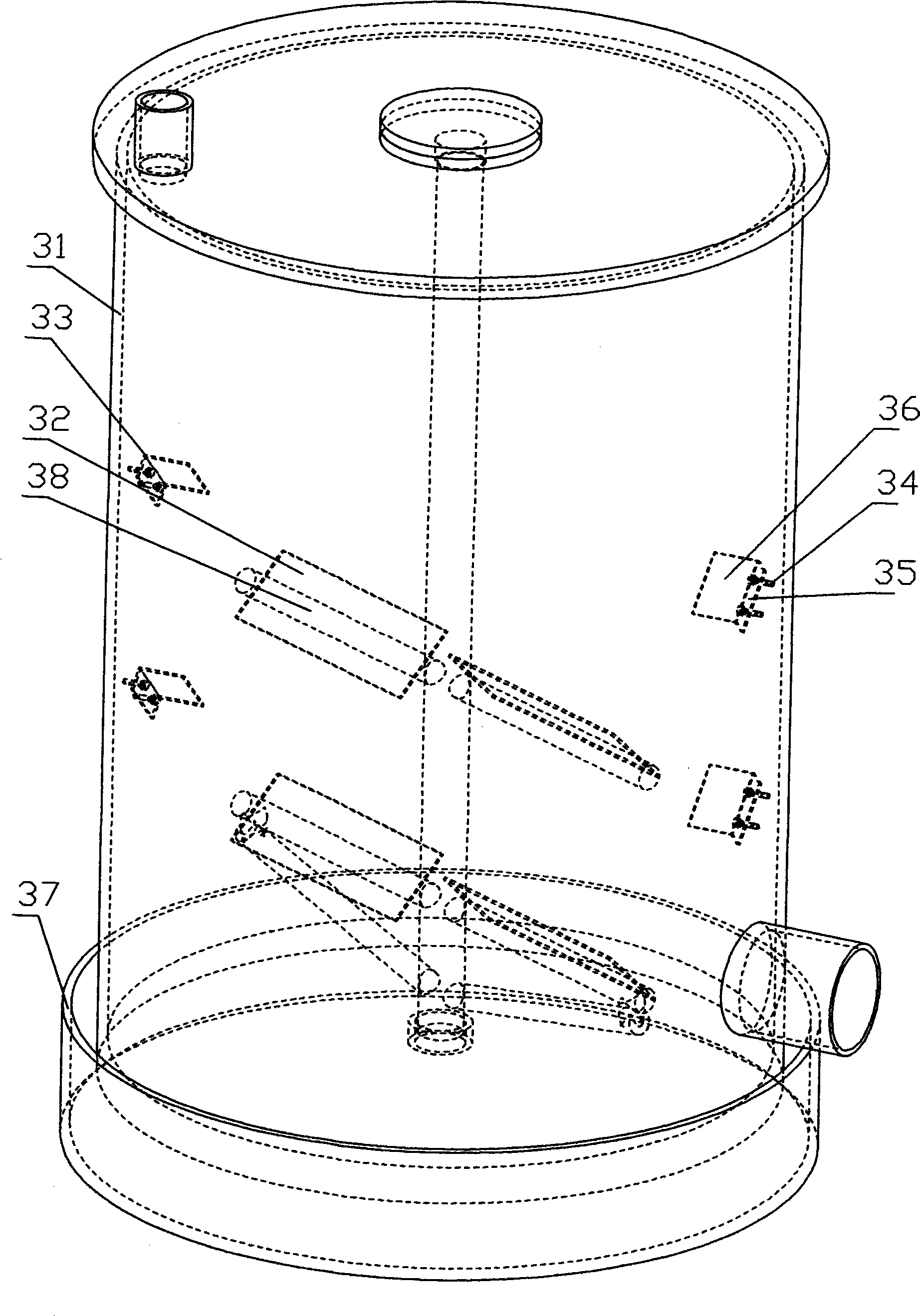 Sludge stirring system