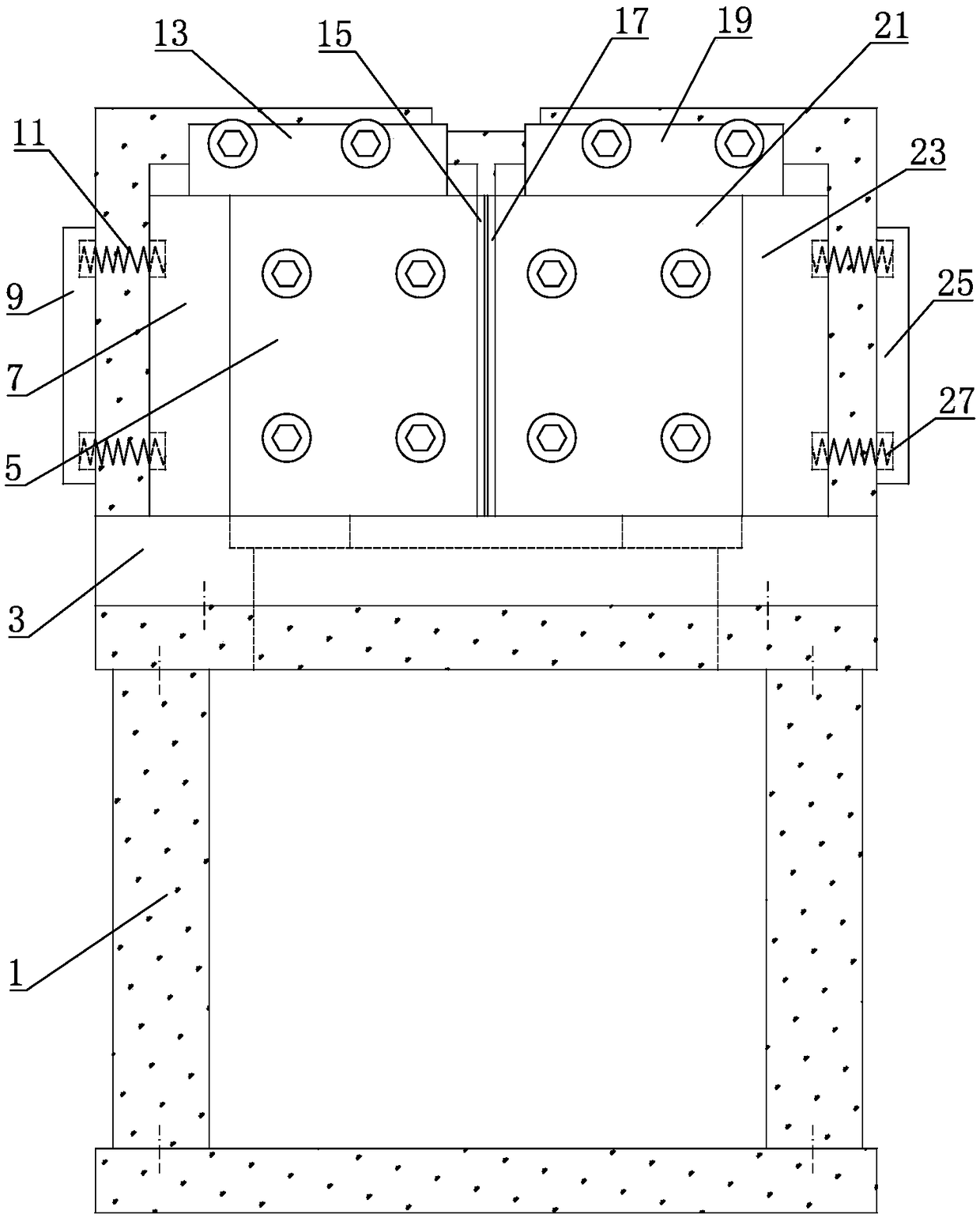 A device that opens the opening of the piston ring to help the pvd cylinder to be manually inserted into or removed from the ring