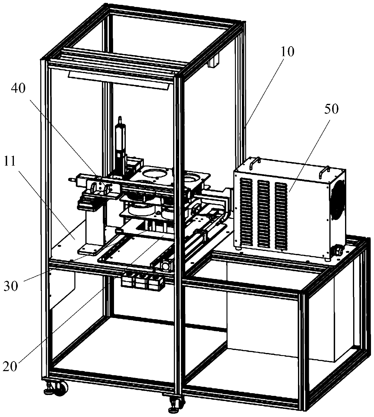 Glue filling device and glue filling method thereof