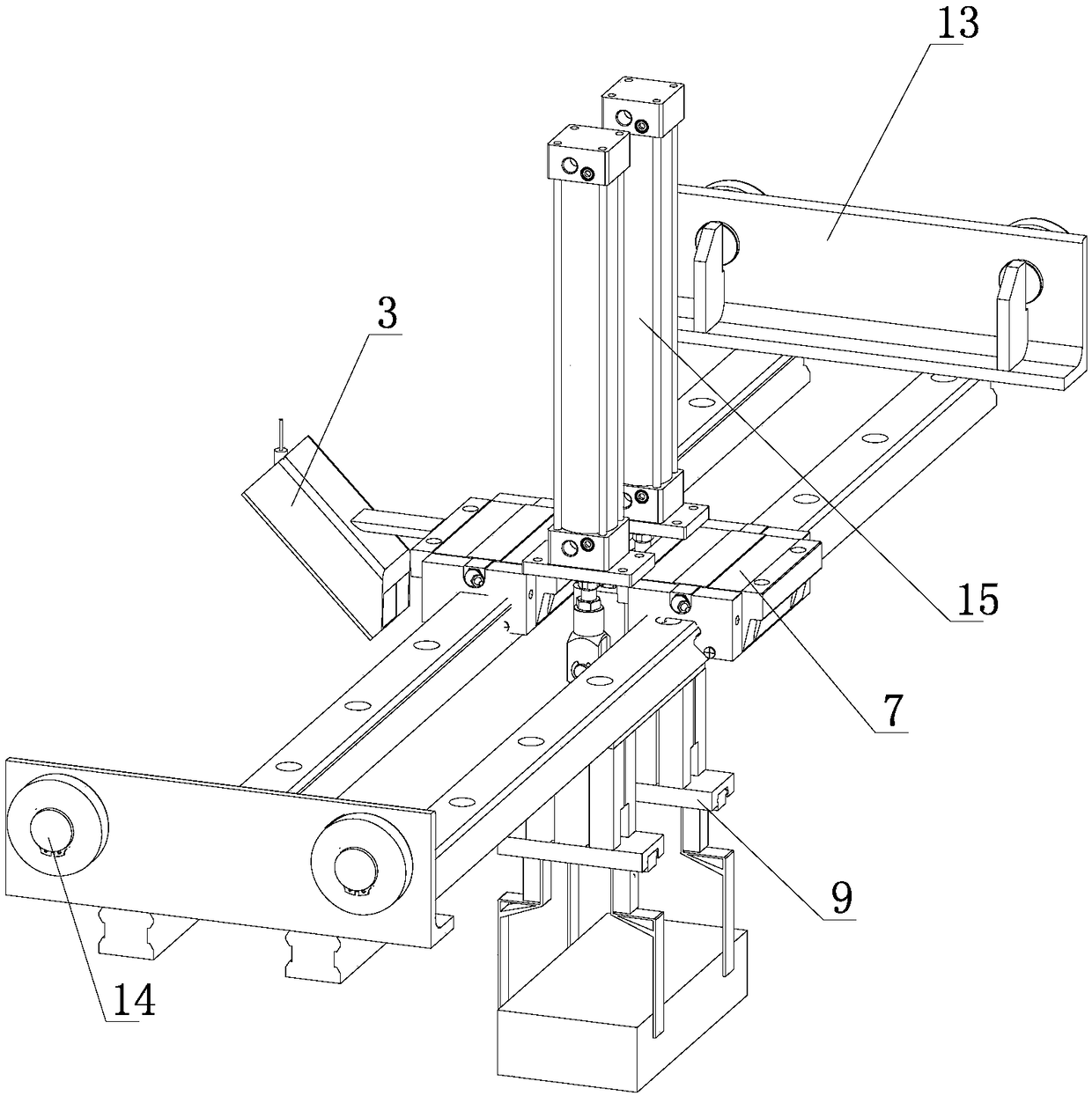 Intelligent visual green brick marshalling arrangement device