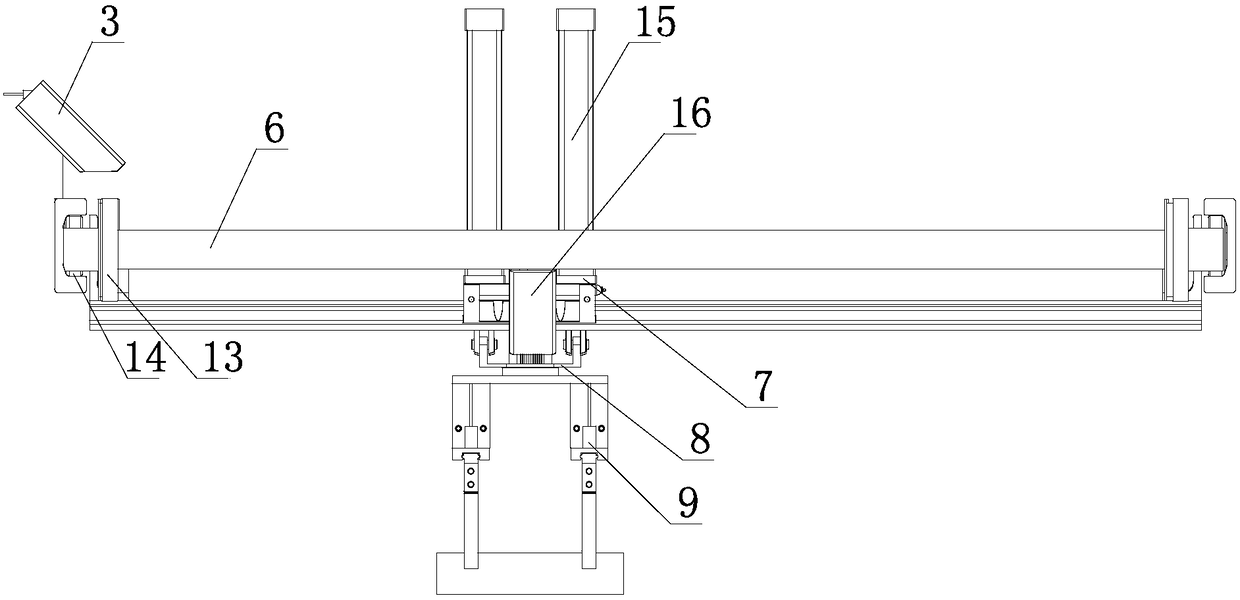 Intelligent visual green brick marshalling arrangement device