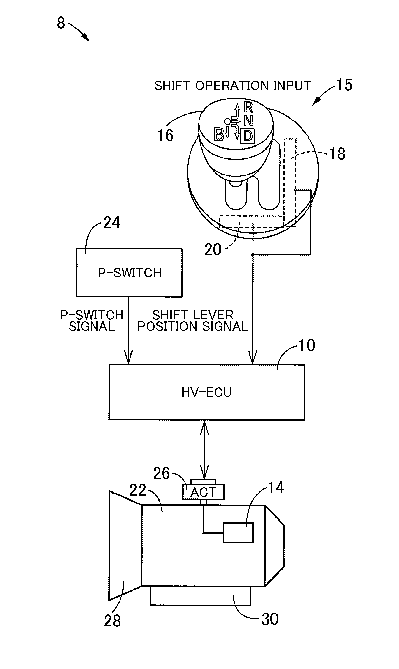 Control system for vehicle