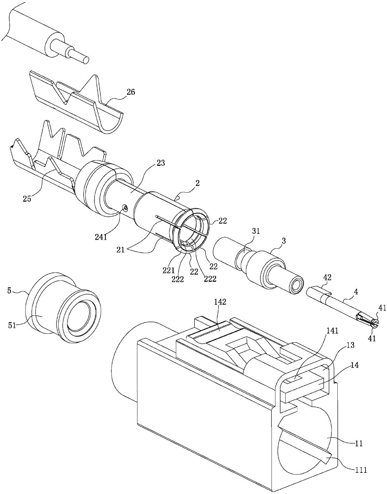 FAKRA connector and manufacturing method thereof