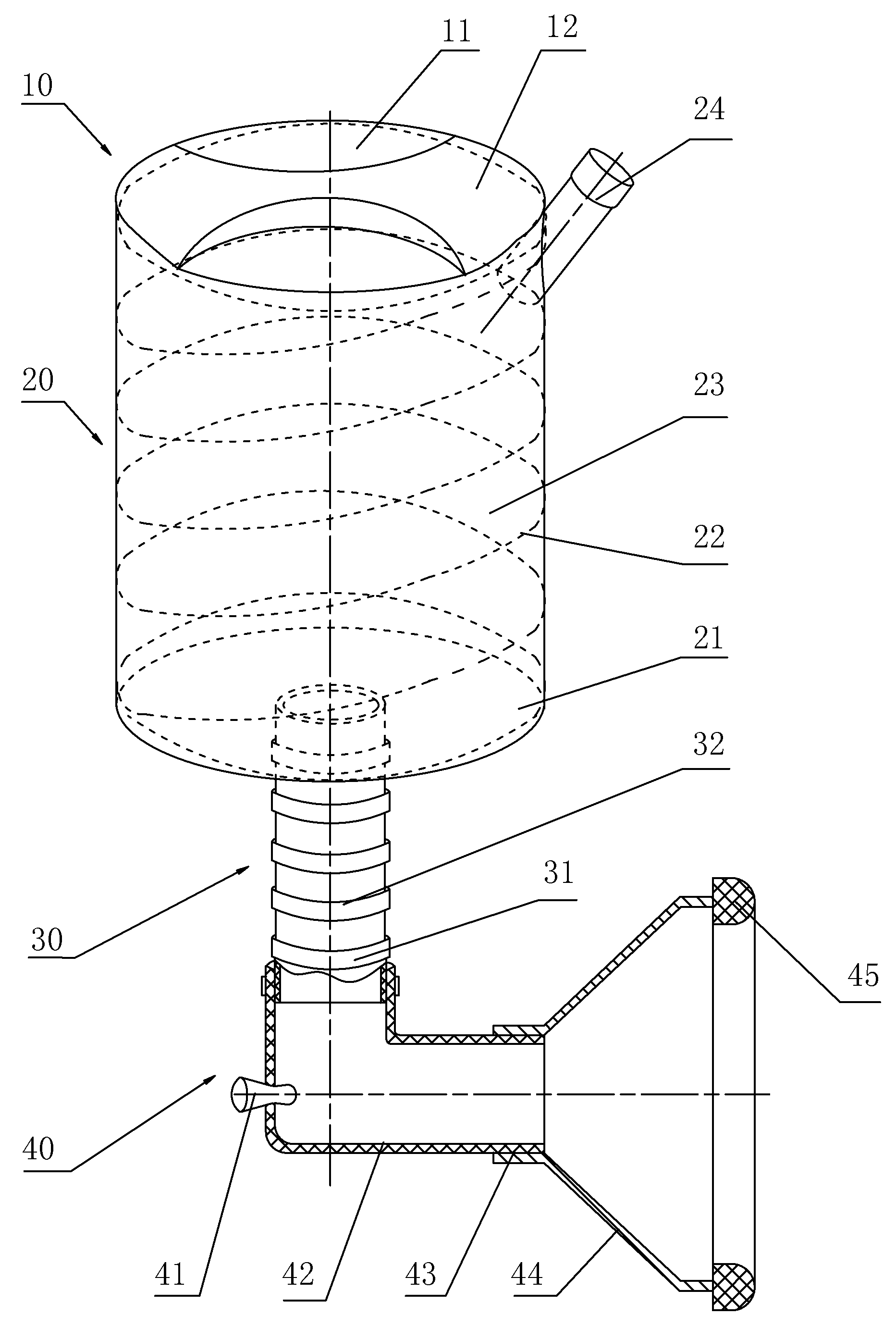 Disposable folding type emergency respirator and packaging method thereof