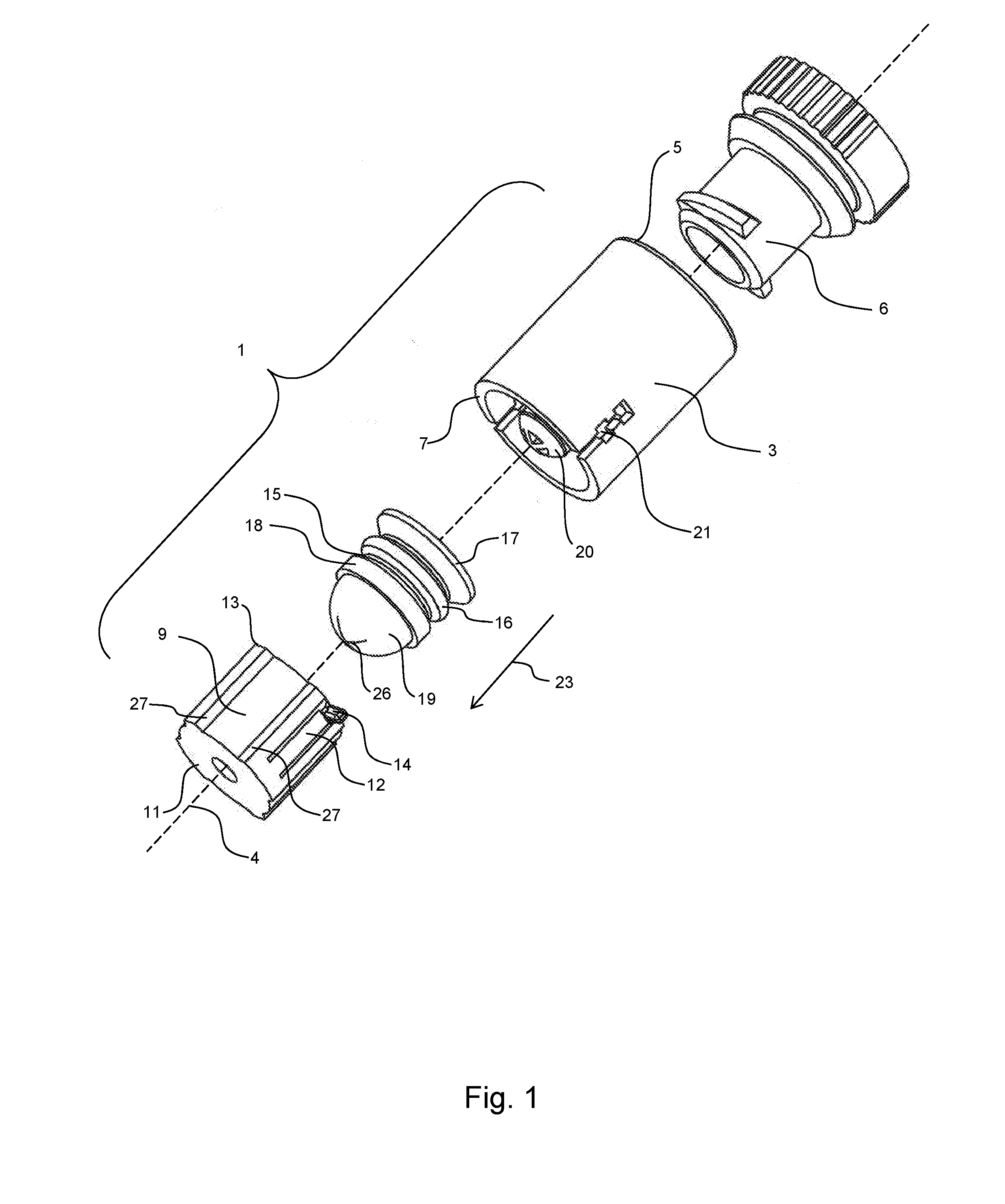 Needlefree valve device