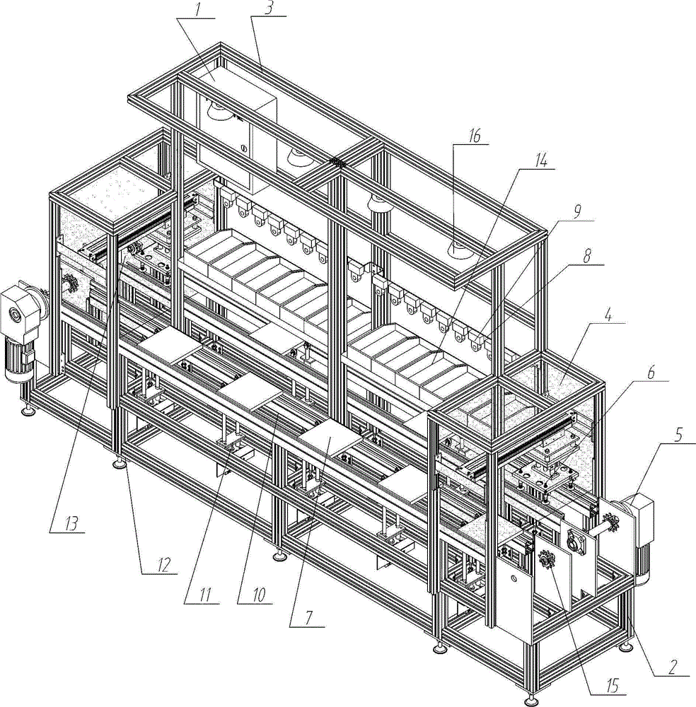 Bottom valve and piston valve assembly line as well as bottom valve and piston valve assembly error identification method