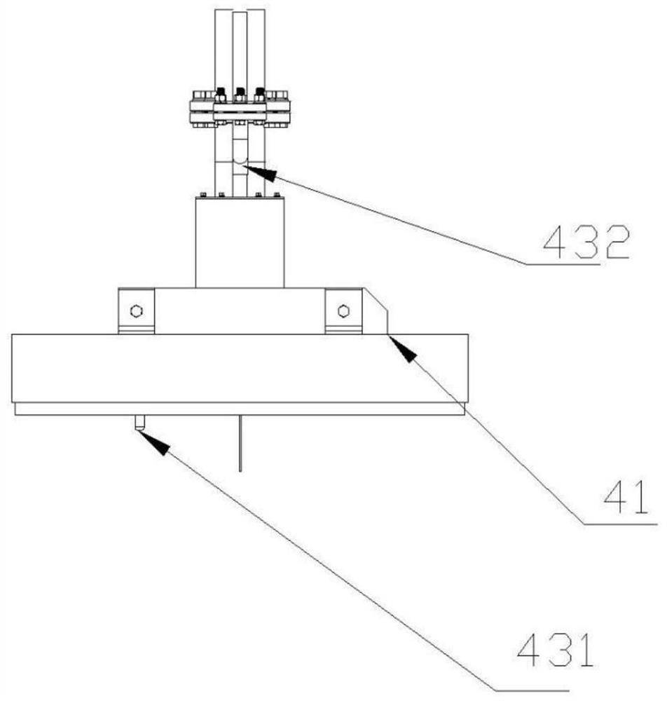 Automatic curve baking device and baking method