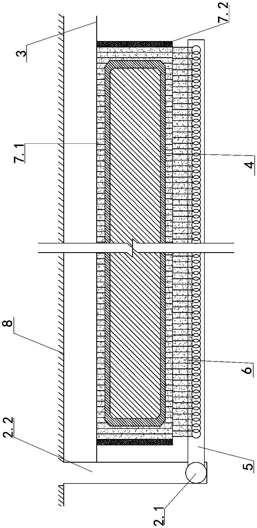 A construction method for sealing water at the bottom of a station and a structure for sealing water at the bottom of the station