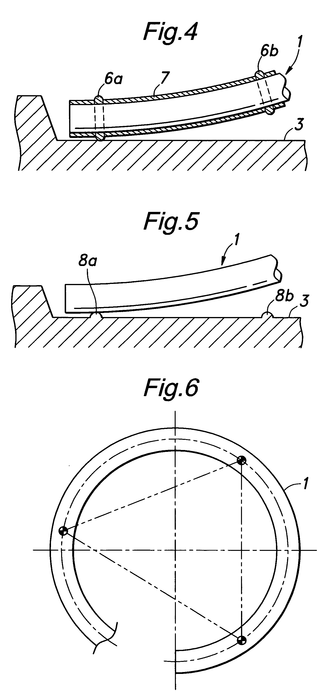 Compression coil spring device having discontinuous support structure