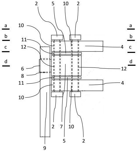 In-situ detection device for compressive strength of sintered common brick by clamping-twisting method