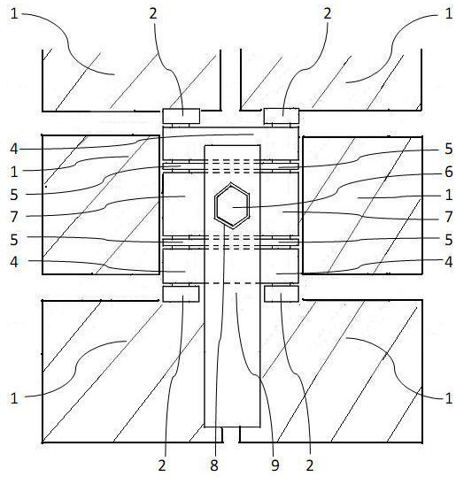 In-situ detection device for compressive strength of sintered common brick by clamping-twisting method