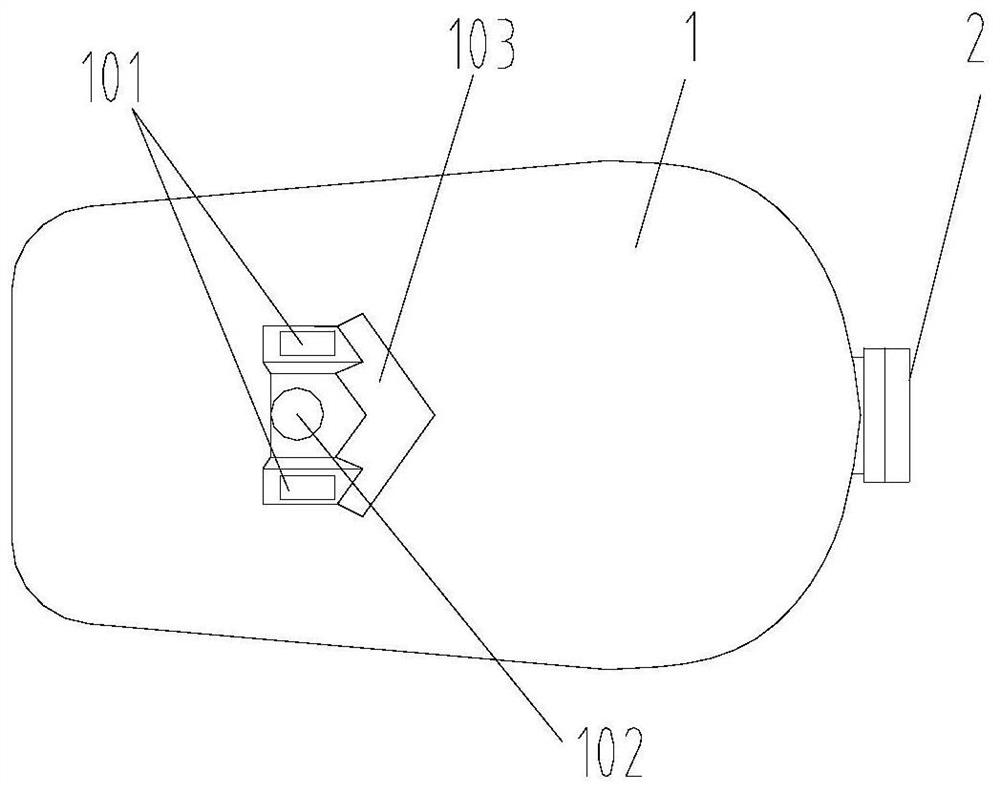 Intelligent ship berthing and departing device