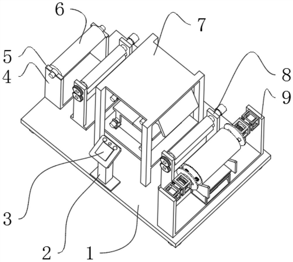 Web combined type printing equipment and working method thereof