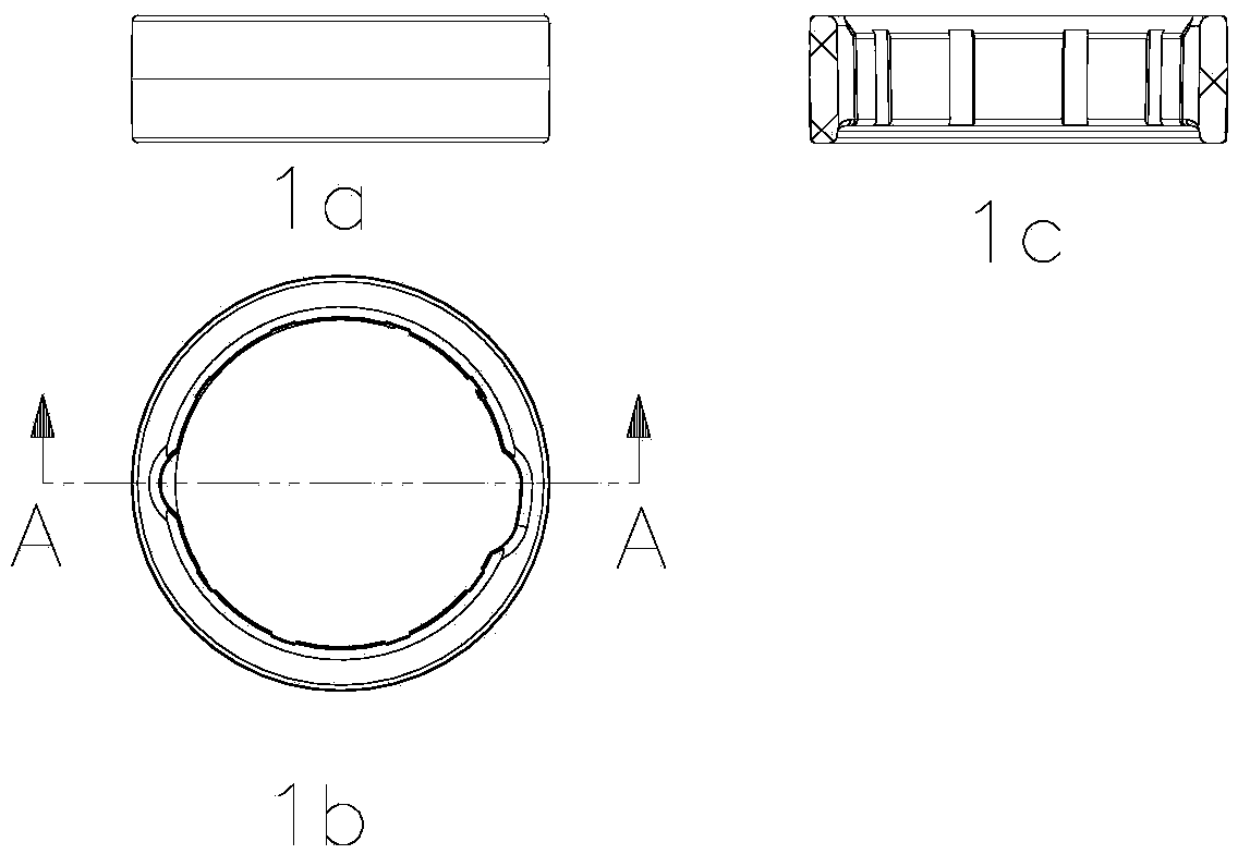 Plastic mold with automatically separated material overflow structure