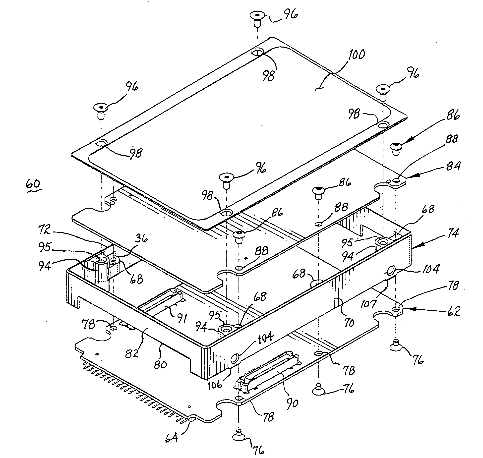 Case for stackable PCBs