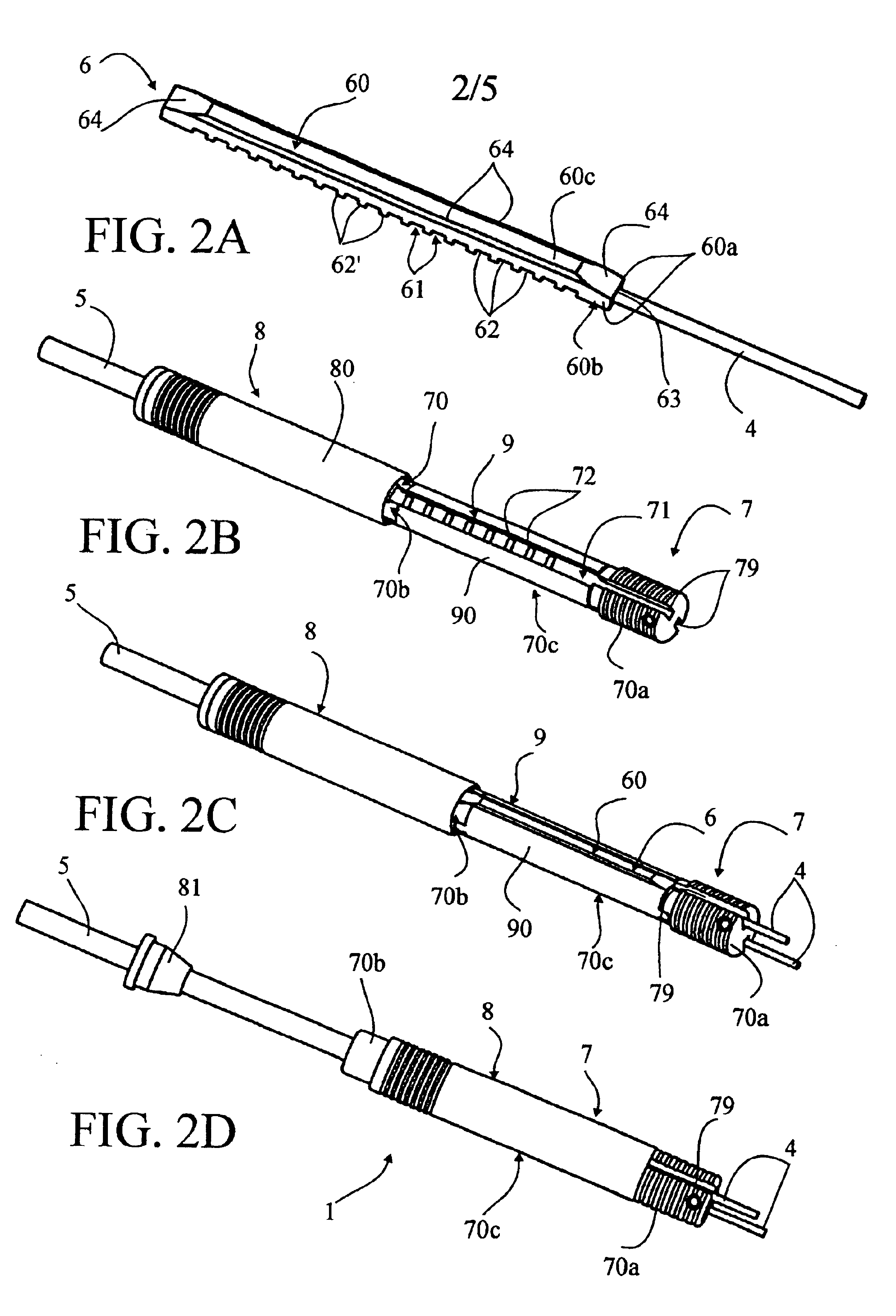 Multi-contact connector for electrode for example for medical use