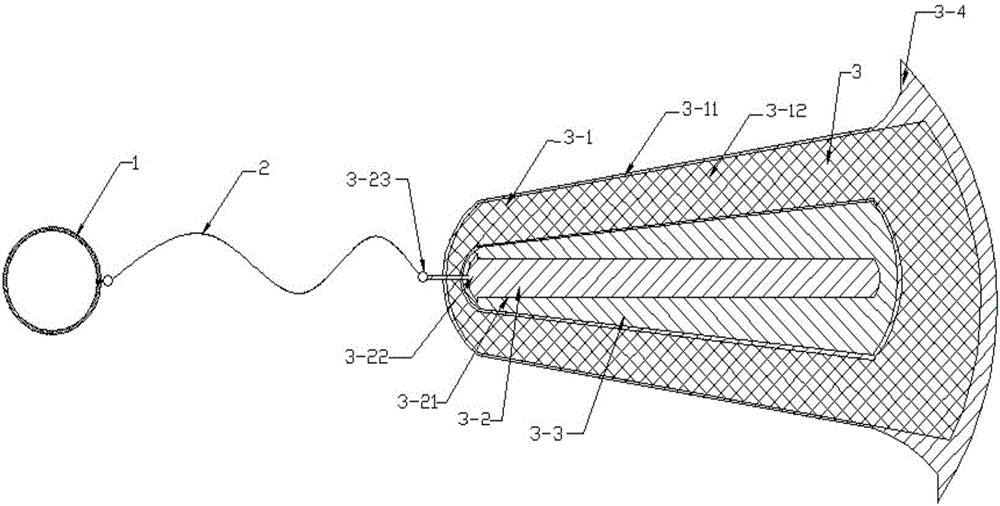 Small piping cramming device