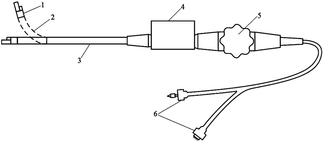 Snake-bone-turning-based bending cavity internal three-dimensional opto-acoustic endoscope and imaging method thereof