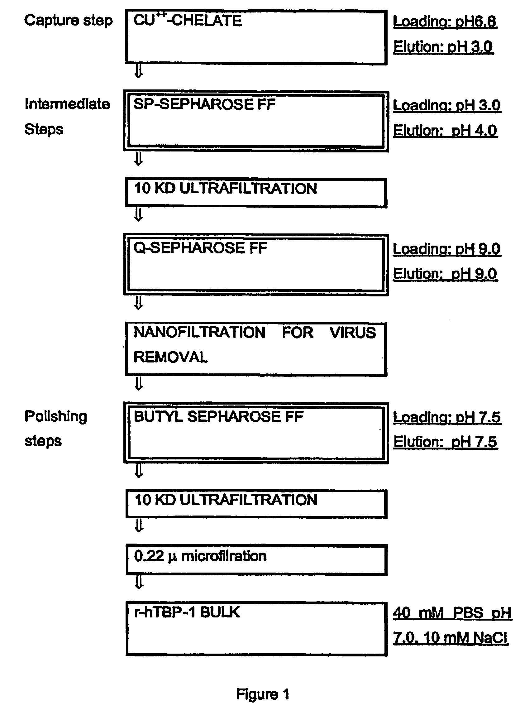Process for the purification of tnf-binding proteins using imac