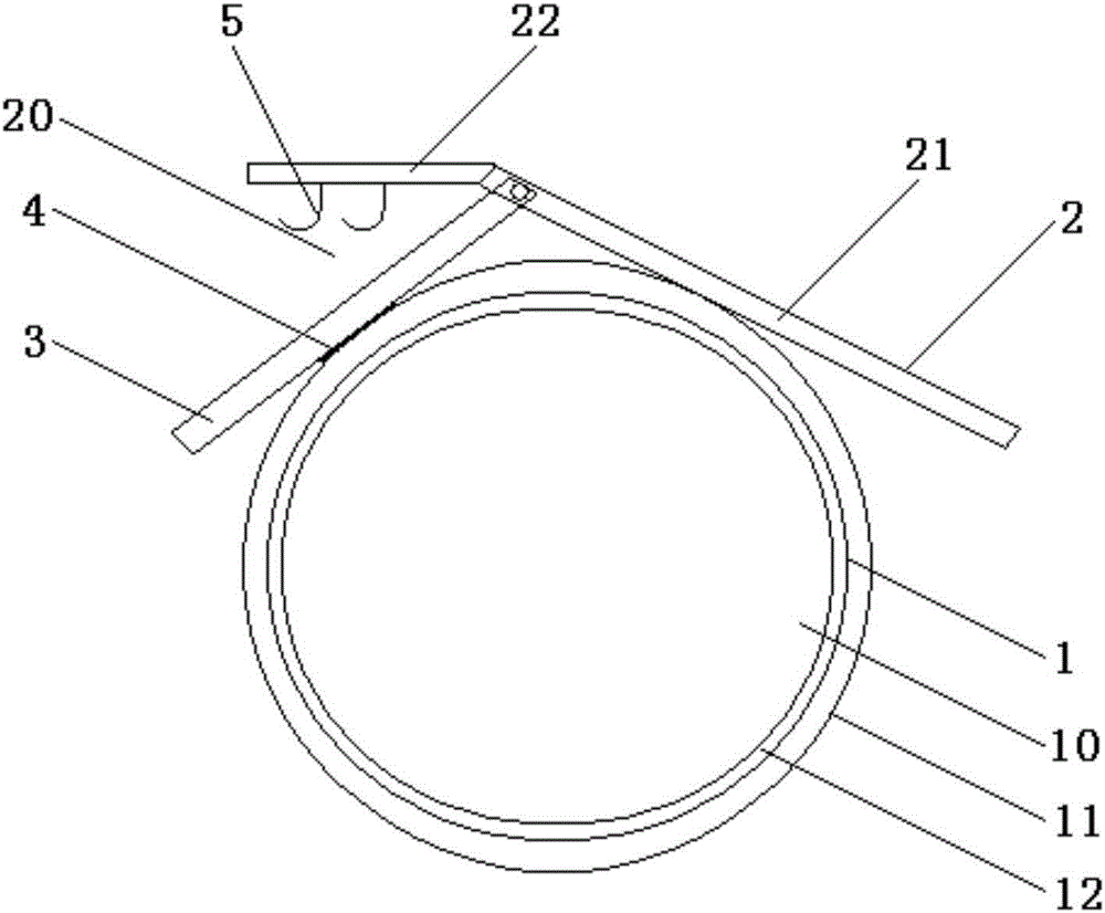 Petroleum pipe with protective cover