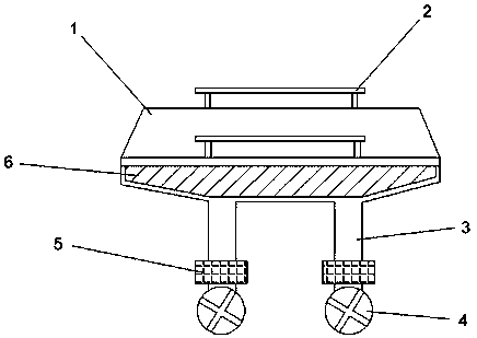 Shock absorption device for mechanical equipment