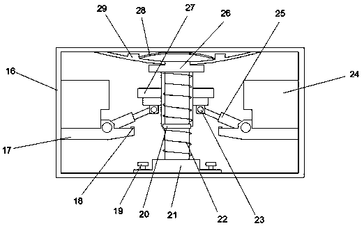 Shock absorption device for mechanical equipment