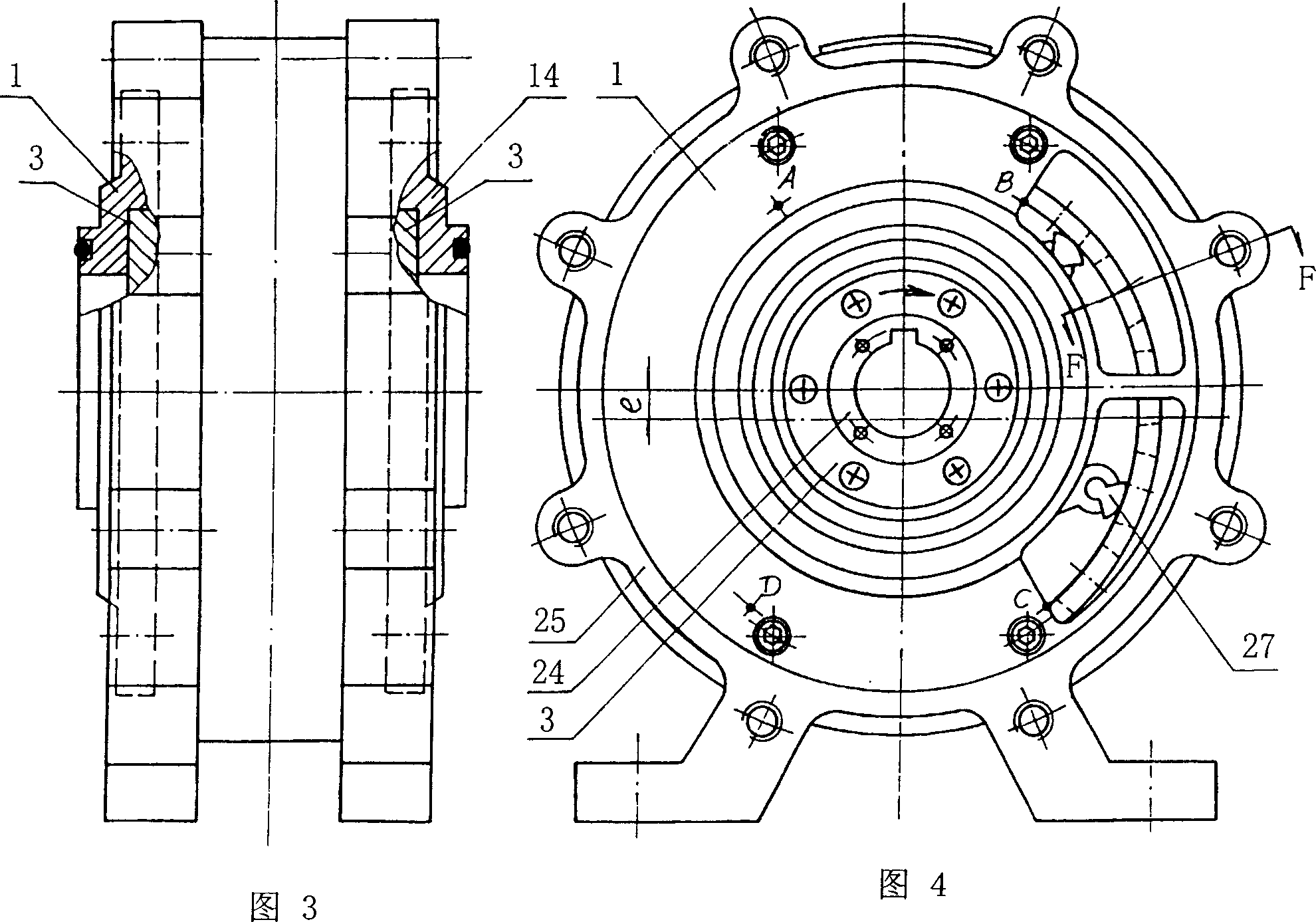 Rotary blade pump