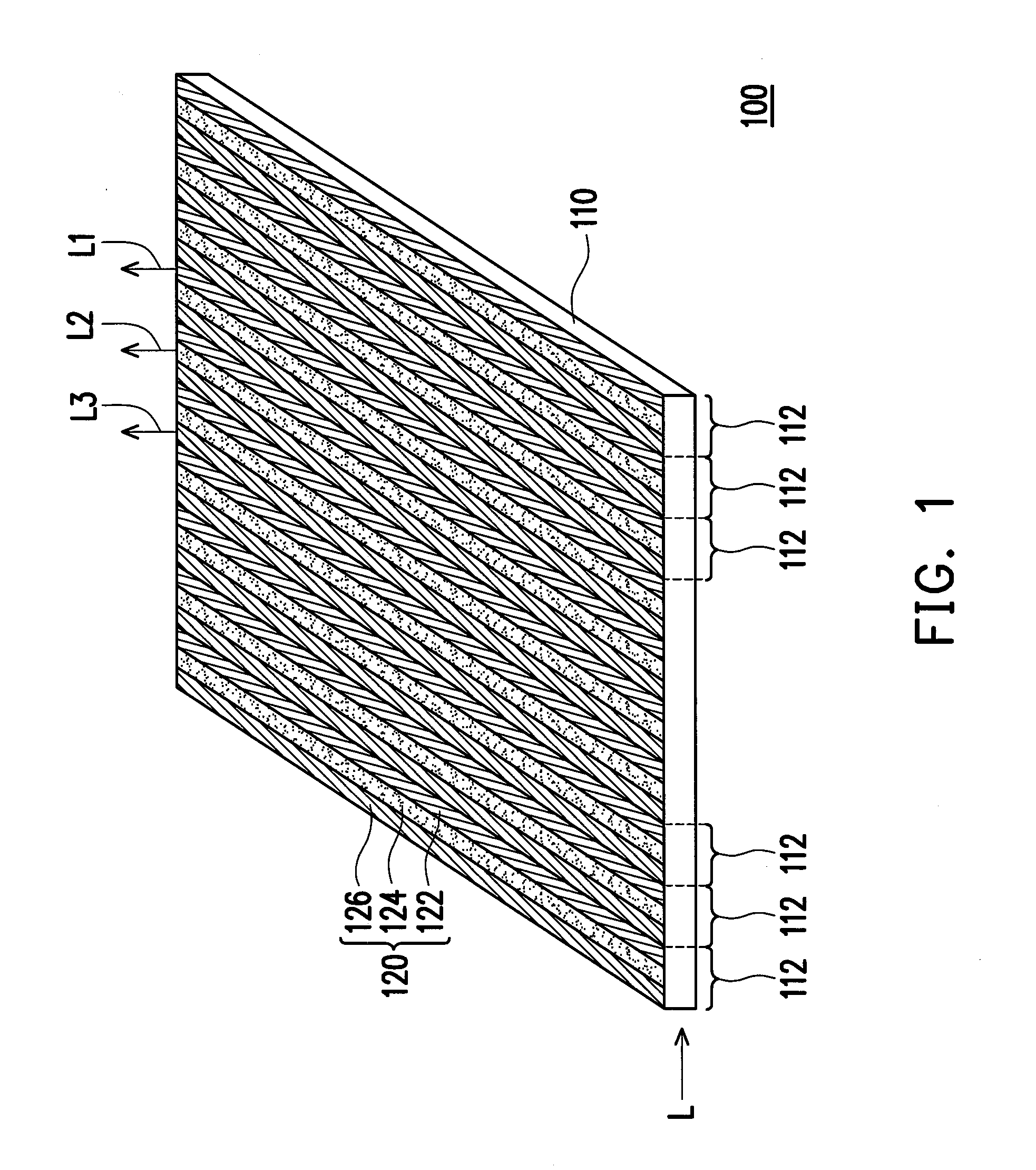 Liquid crystal display with color light guide panel