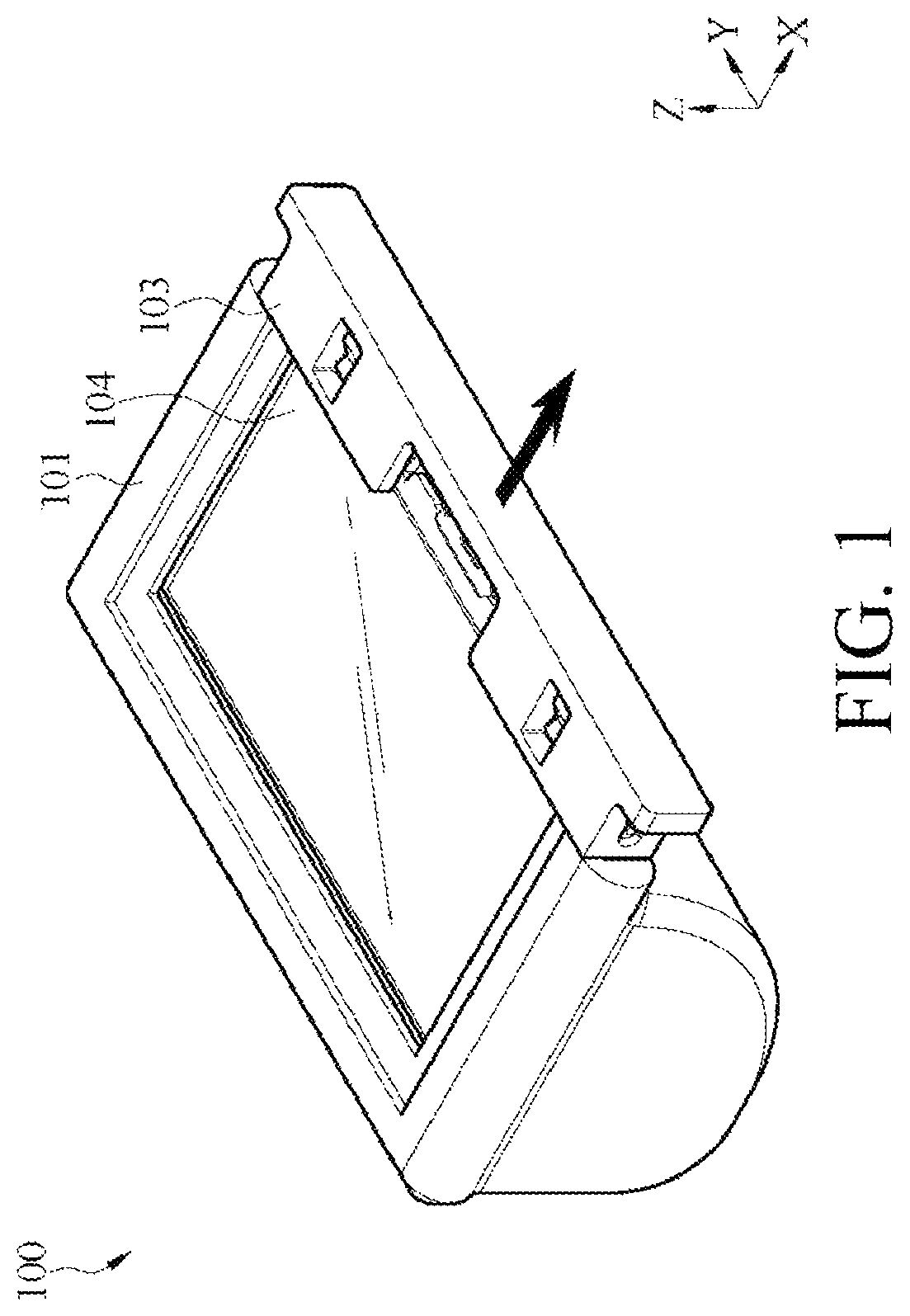 Rollable structure and electronic device using same