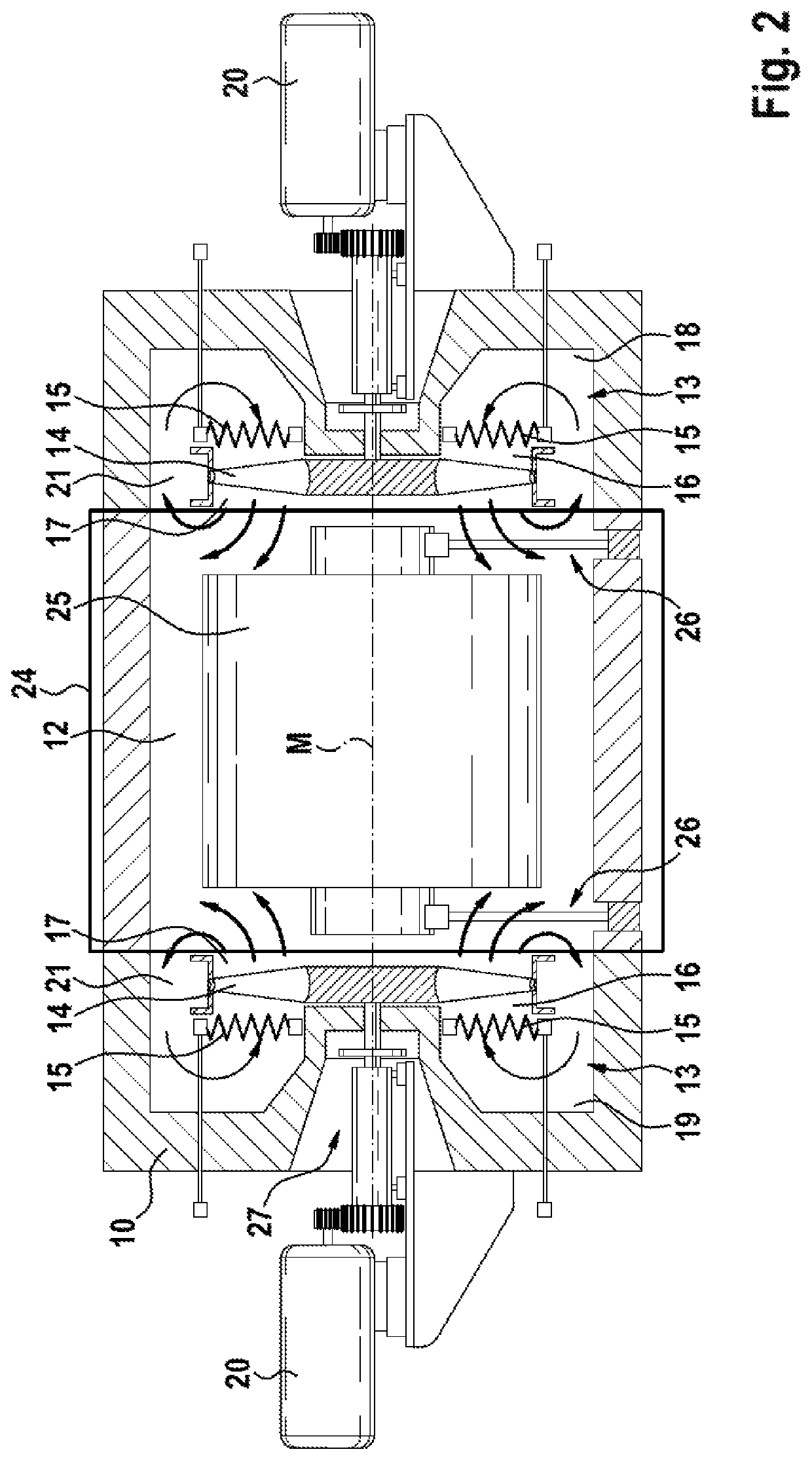 Batch furnace for annealing material and method for heat treatment