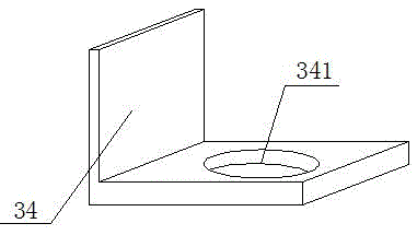 Height and angle adjustable suspension type television rack for intelligent flat television