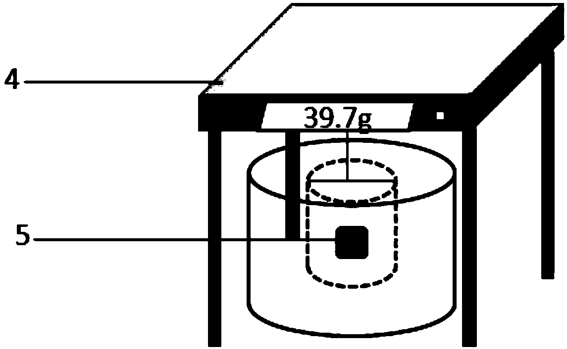 Roughness detecting method for combined surface of concrete prefabricated part