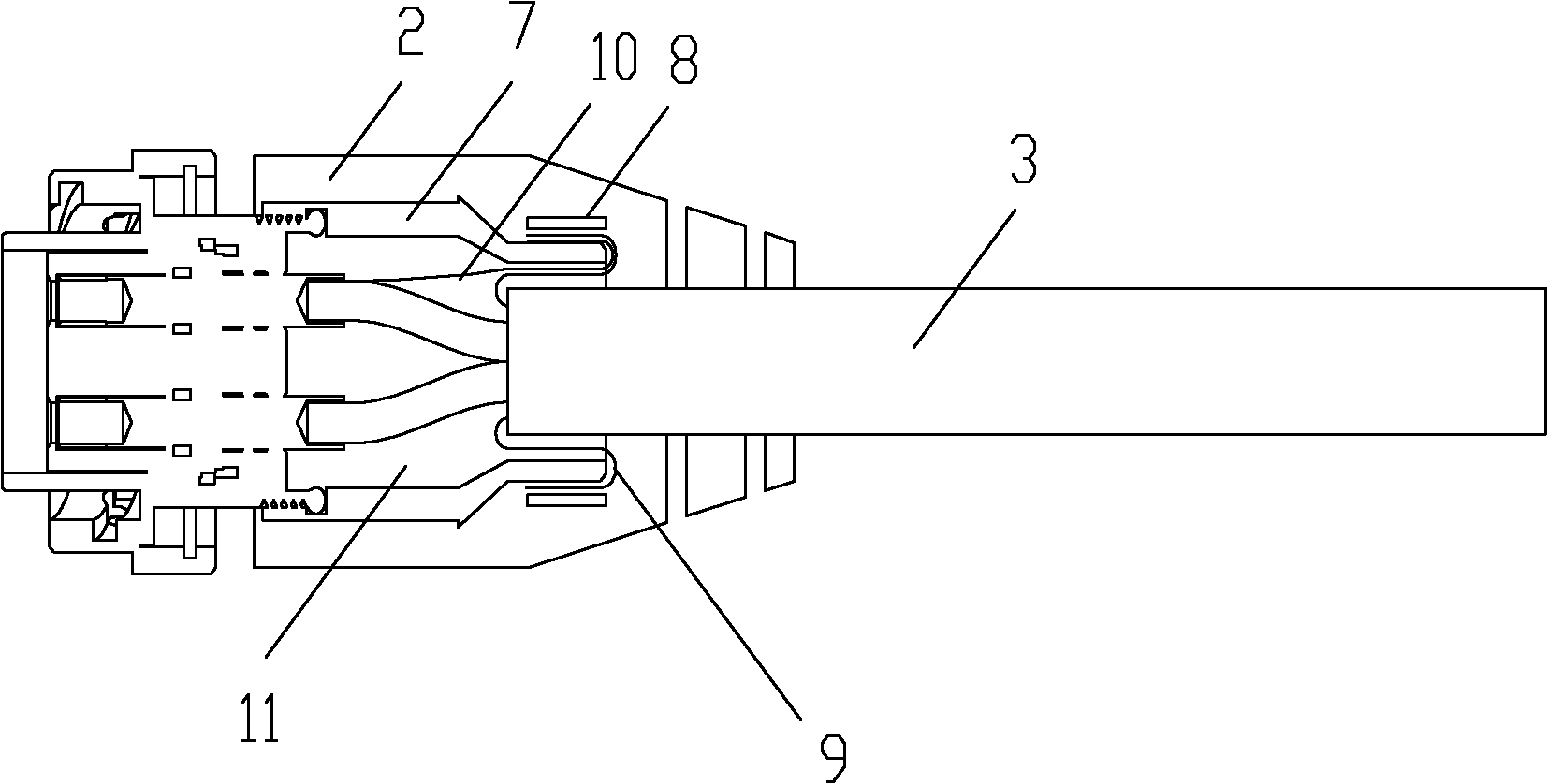 Power supply cable assembly