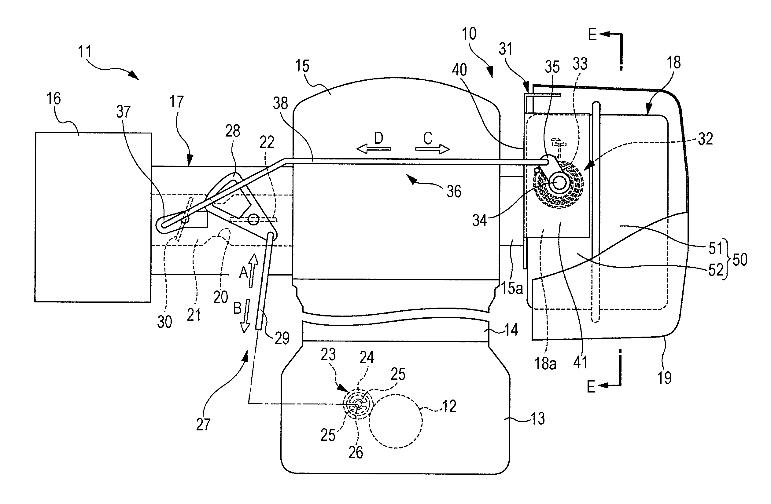 Automatic choke apparatus for engine