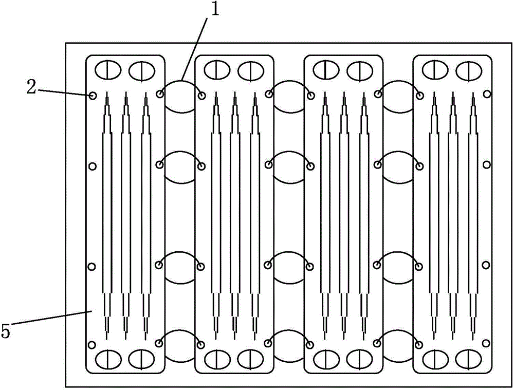 Buckle connecting quick-blocking plate