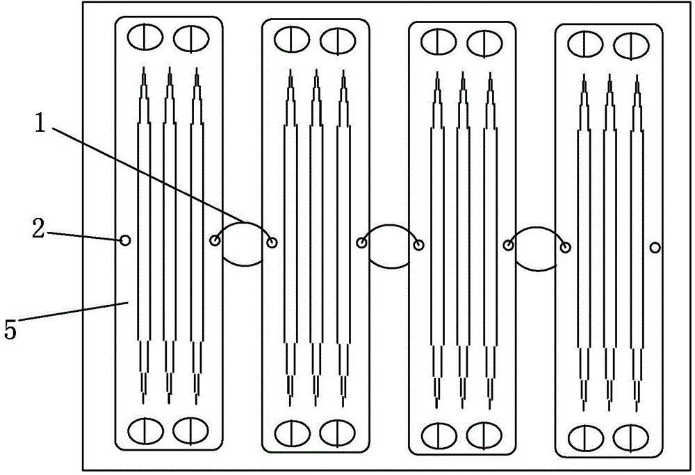 Buckle connecting quick-blocking plate