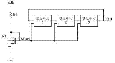 Voltage compensation oscillator circuit