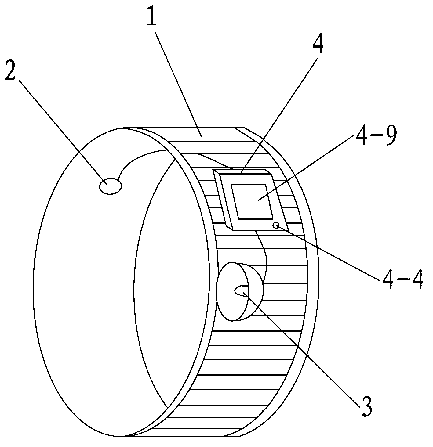 Multifunctional wristband with heart rate measurement function