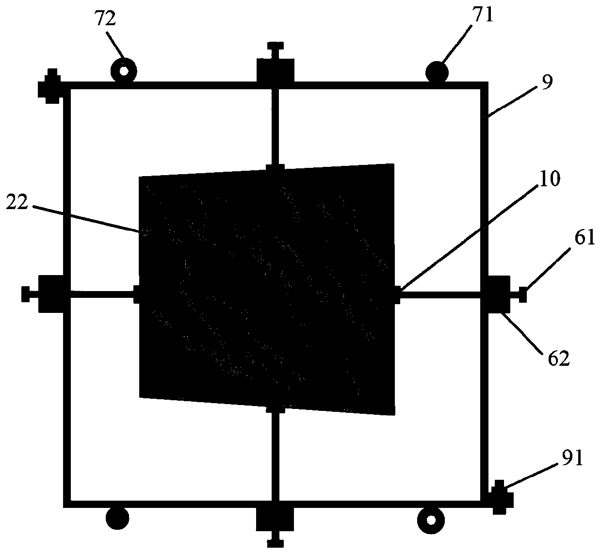 Protolith structural plane sample manufacturing device and manufacturing method