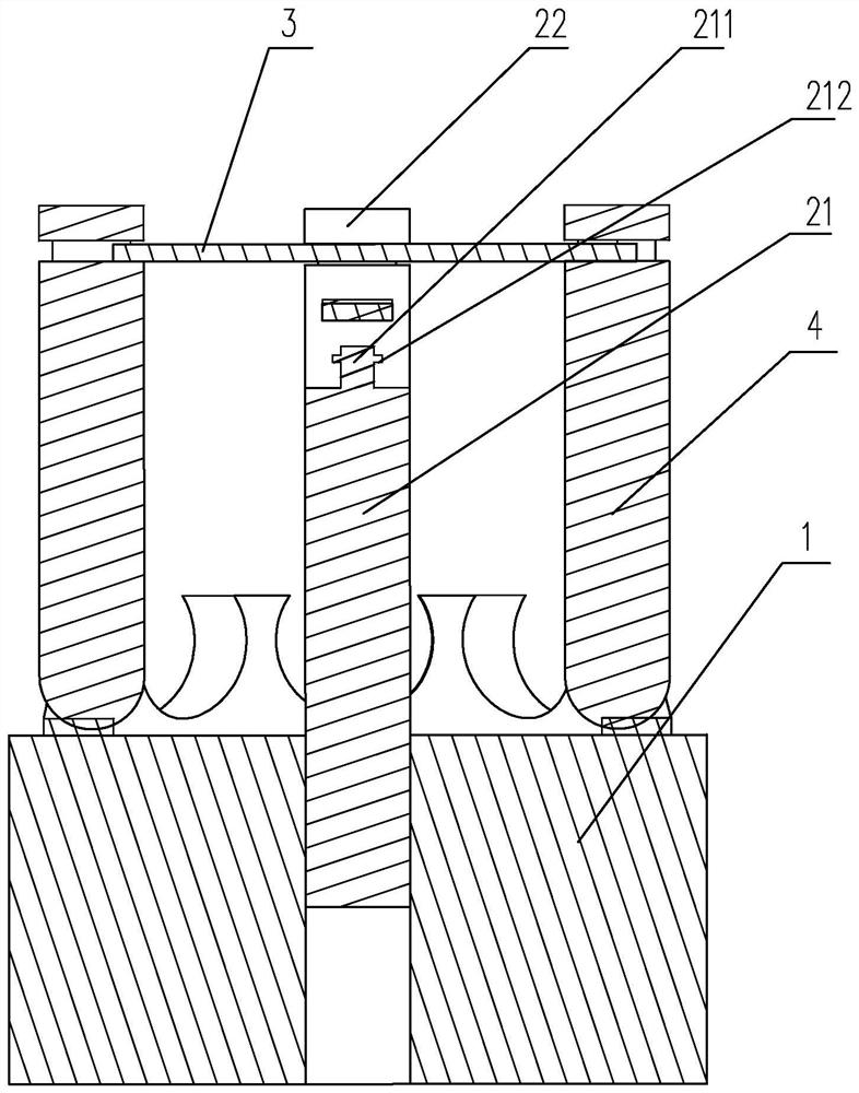 Clamping detection device for miniature bearing nylon retainer